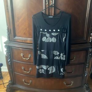 Beautiful stylish top with stones and glitters size small